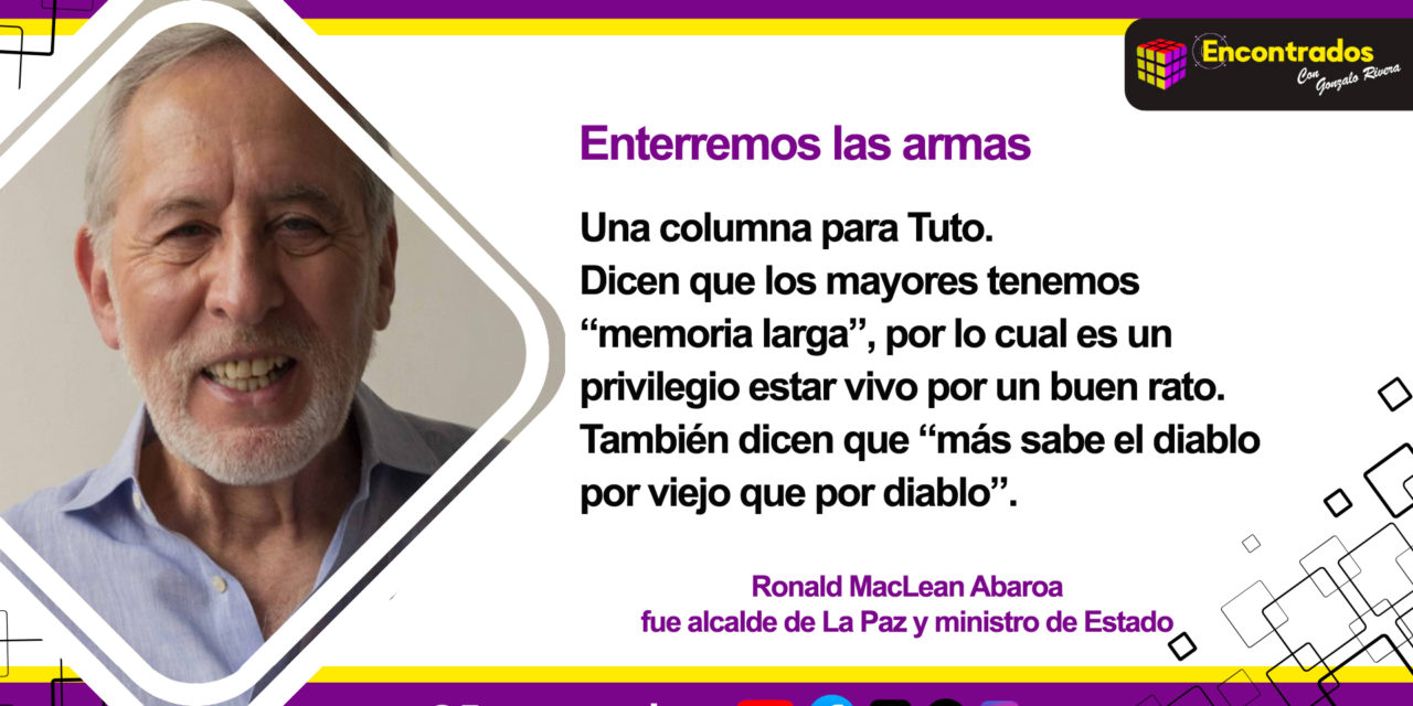 Enterremos las armas