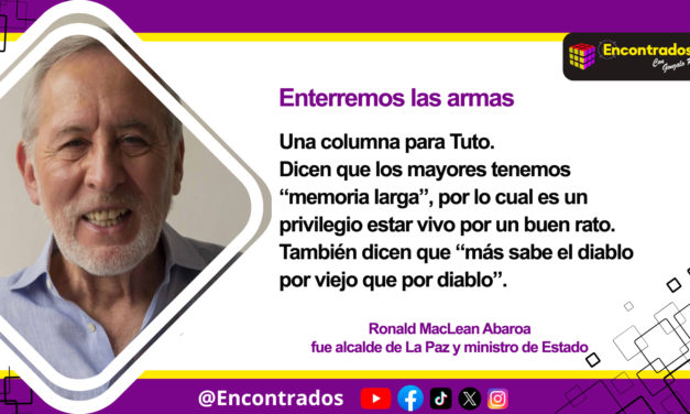 Enterremos las armas