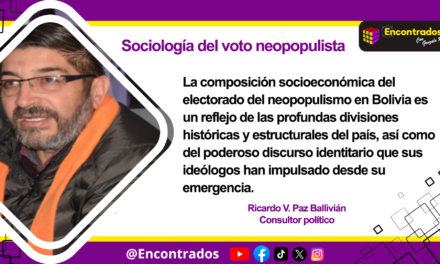Sociología del voto neopopulista
