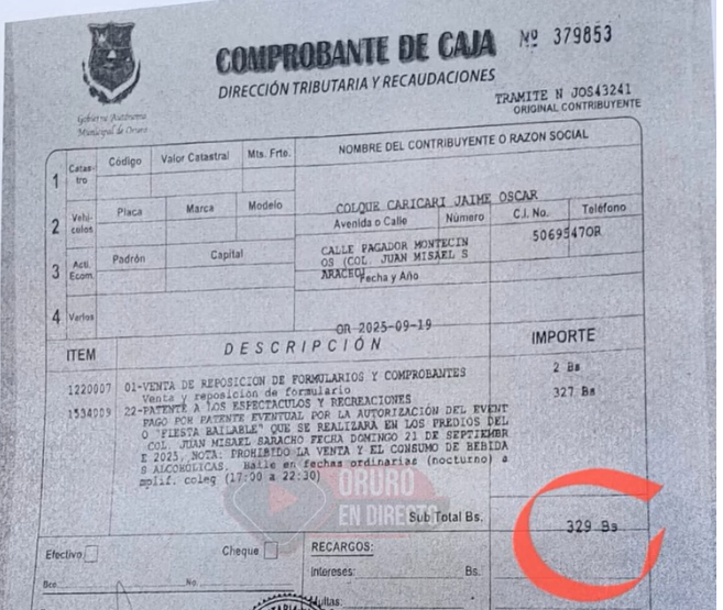 Autorización Municipal al Saracho Fest complica investigaciones