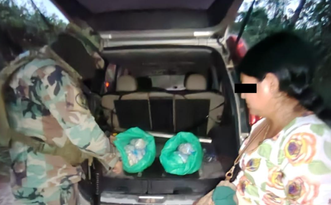 Detienen a hermana Terán con cocaína en el Chapare
