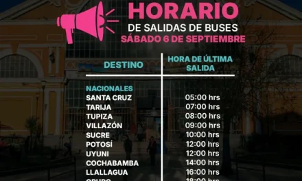 ¿Hasta qué hora se puede viajar antes del Día del Peatón? Aquí los horarios de las terminales en La Paz