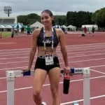 Alinny Delgadillo representó a Bolivia en el Mundial de Atletismo de Tokio