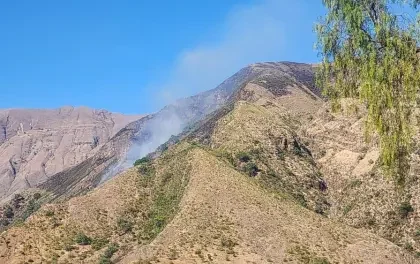 Incendio en Toro Toro dejó una fallecida, ocho viviendas pérdidas y 250 hectáreas afectadas