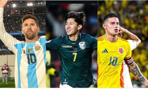 Con Messi y James: Terceros, entre los cracks del continente
