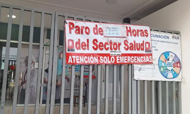 En Santa Cruz se suspende la atención en hospitales este miéroles por un paro de 24 horas
