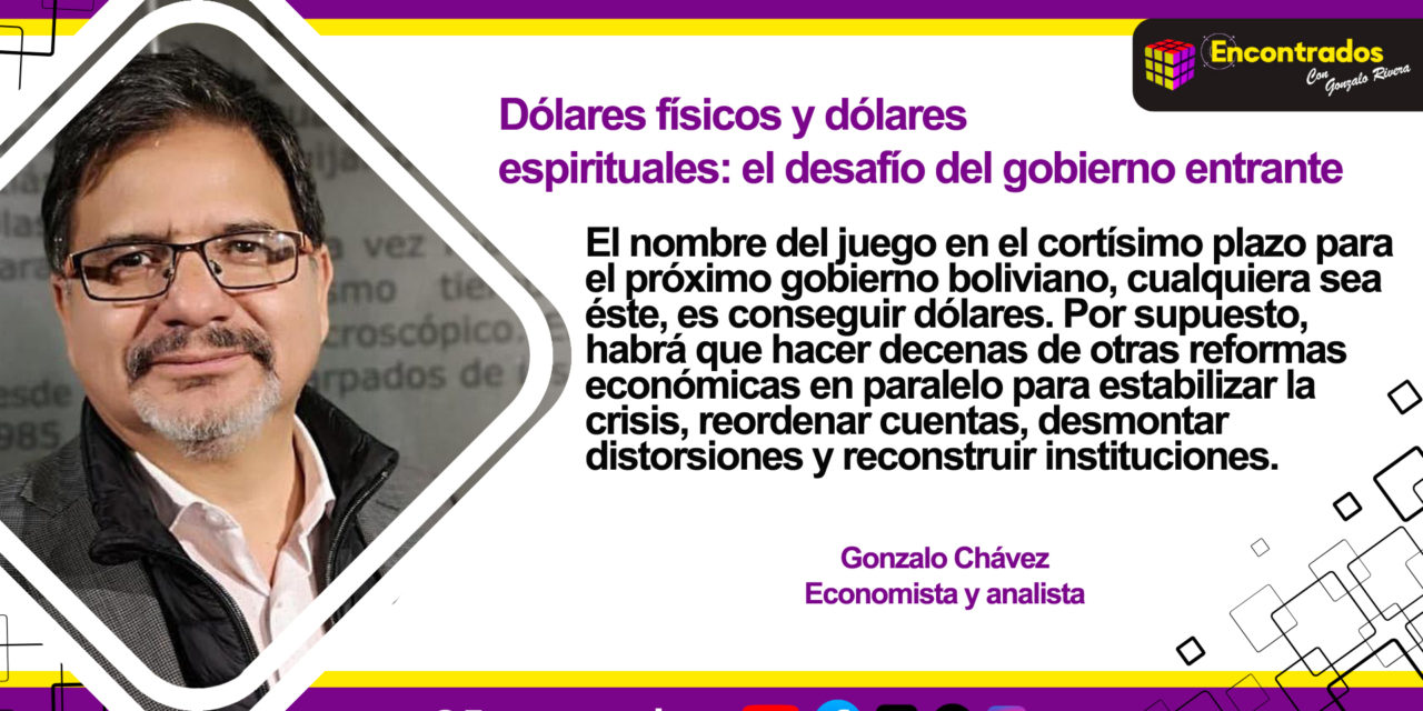 Dólares físicos y dólares espirituales: el desafío del gobierno entrante