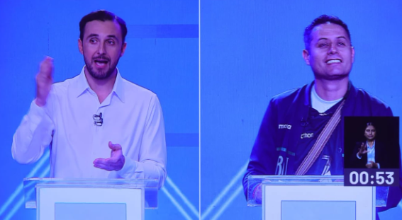 Velasco y Lara exponen visiones opuestas sobre modelo de país