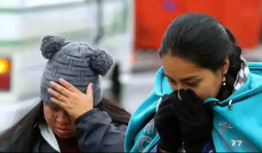 Frente frío afectará a cinco departamentos con descenso de temperaturas