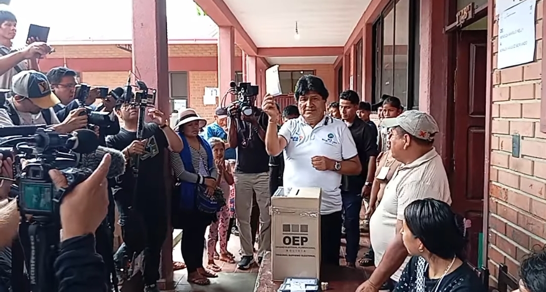 Evo Morales asegura las elecciones no tienen «legitimidad» porque no participa su movimiento