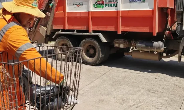 Emacruz anuncia el pago a la empresa de aseo Piraí para frenar el paro de servicios