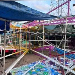 Al menos 10 heridos tras caída de rueda de la fortuna en las Alasita del Cambódromo