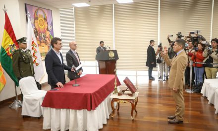 Paz encomienda al nuevo viceministro García acercarse a la justicia para impulsar reformas