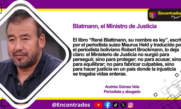 Blatmann, el Ministro de Justicia