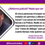 ¿Reforma judicial? Nada que ver