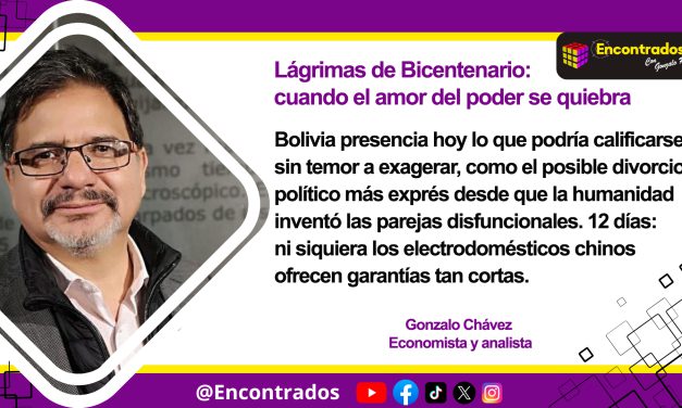 Lágrimas de Bicentenario: cuando el amor del poder se quiebra