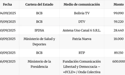 Gobierno destinó Bs 31 millones en publicidad y propaganda de sus últimos 4 meses de gestión
