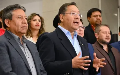 “Es el inicio de la lucha en las calles”, dice Arce tras dejar la Casa Grande 