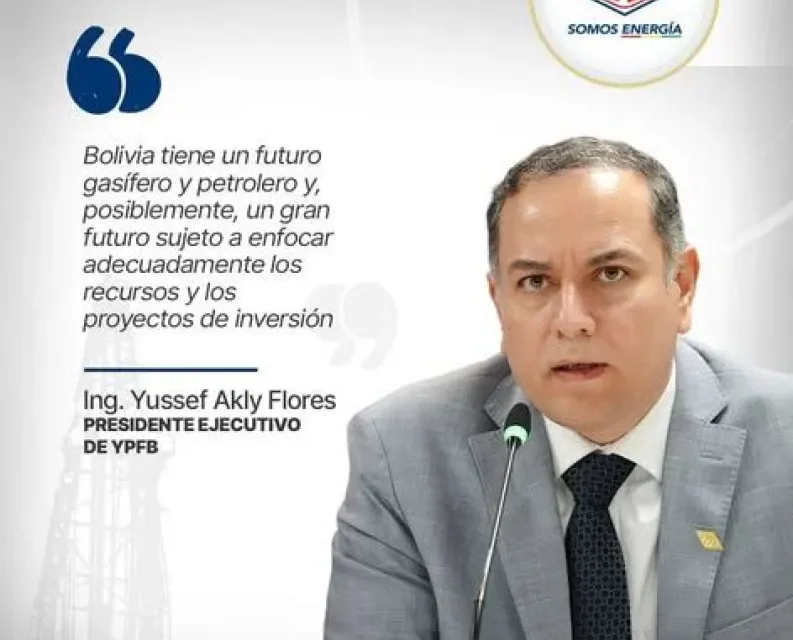 El presidente de YPFB asegura que Bolivia cuenta con un futuro prometedor en el sector gasífero y petrolero