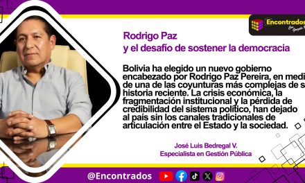 Rodrigo Paz y el desafío de sostener la democracia