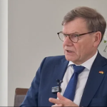 Ministro alemán se reúne con el canciller Aramayo y se espera el encuentro con Paz