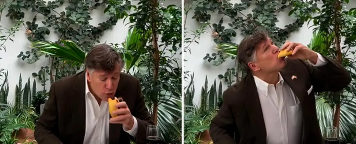 “¡Qué cosa más rica!” Enviado de Trump prueba la salteña y queda encantado