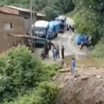 Decenas de familias se encuentran aisladas por siete derrumbes en la carretera a los Yungas