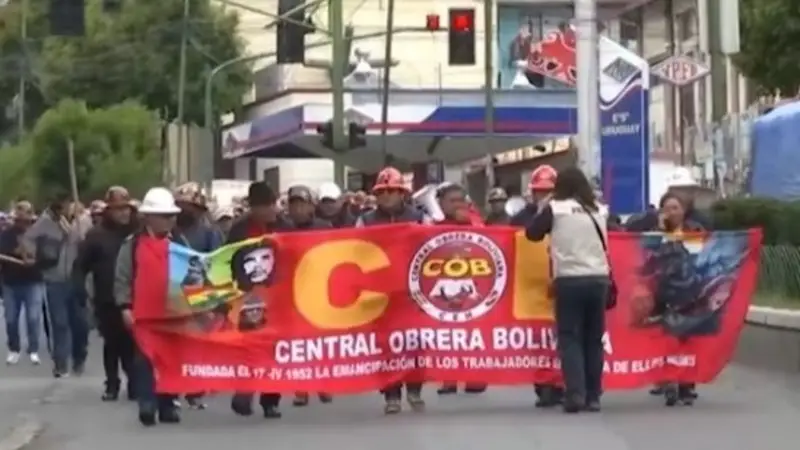 COB y magisterio urbano marcharán este viernes en La Paz exigiendo la abrogación del DS 5503