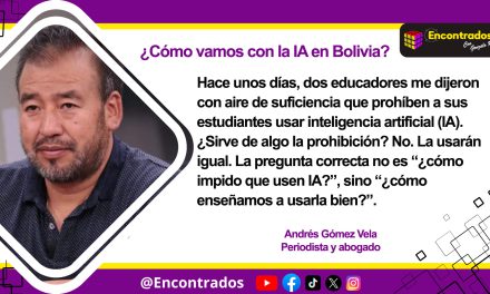 ¿Cómo vamos con la IA en Bolivia?