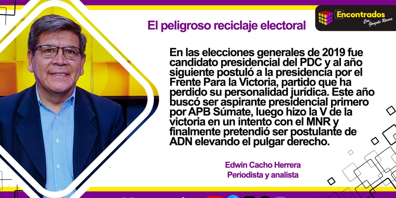 El peligroso reciclaje electoral