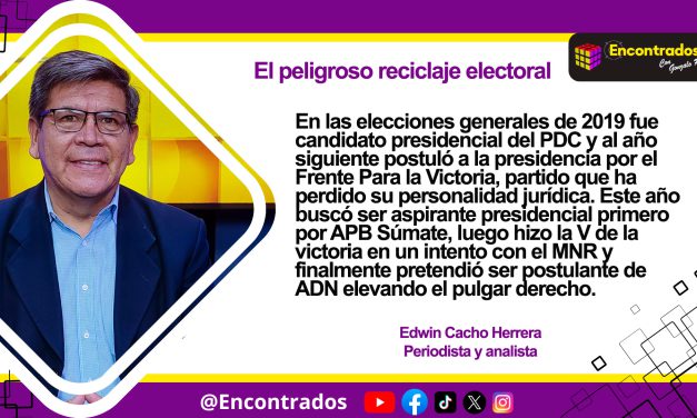 El peligroso reciclaje electoral