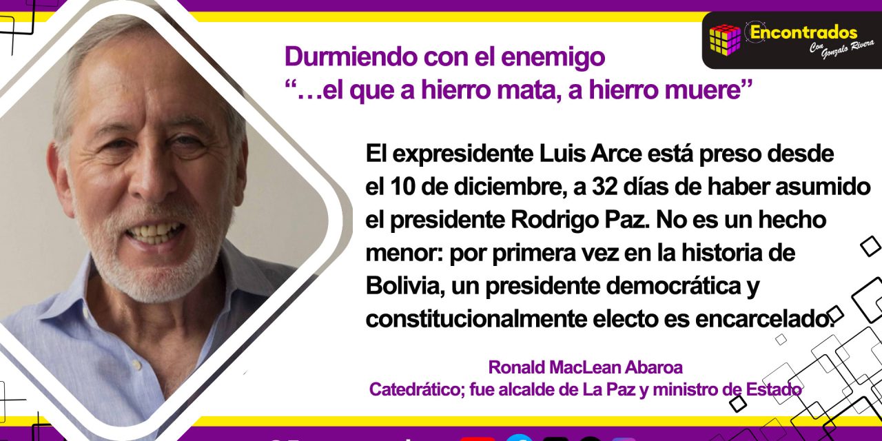 Durmiendo con el enemigo  “…el que a hierro mata, a hierro muere”