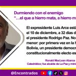 Durmiendo con el enemigo  “…el que a hierro mata, a hierro muere”