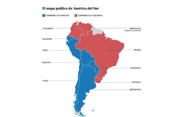 El mapa ideológico de América Latina tras el triunfo del ultraderechista Kast en Chile