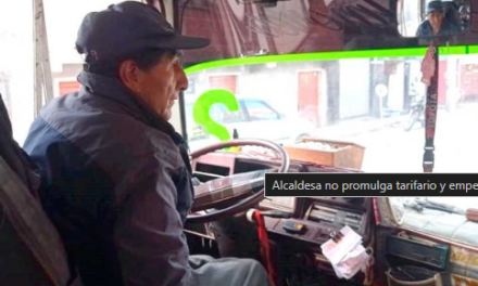 Alcaldesa no promulga tarifario y empeora la crisis por los pasajes