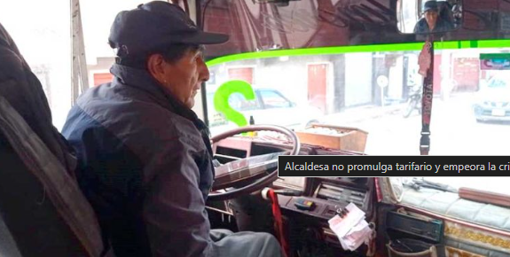 Alcaldesa no promulga tarifario y empeora la crisis por los pasajes