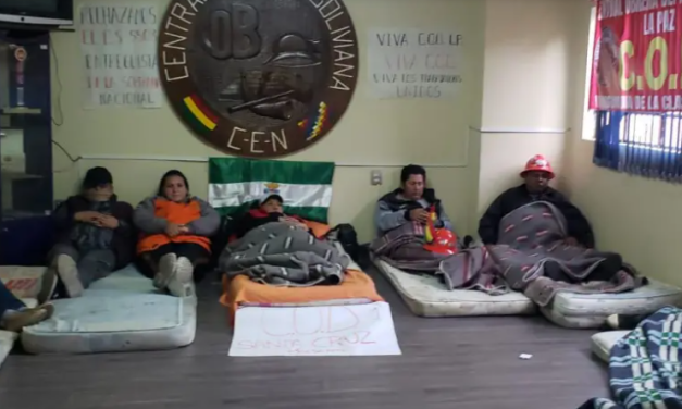 La COB mantiene su huelga de hambre y anuncia nuevas marchas en La Paz