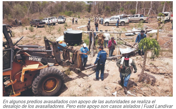 En una década 494 predios sufren de avasallamientos; Santa Cruz es el epicentro