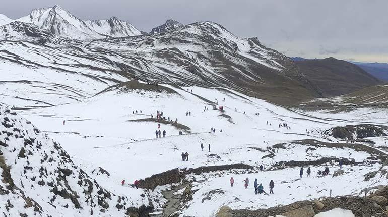 El Senamhi activa alerta por nevadas en parte del país