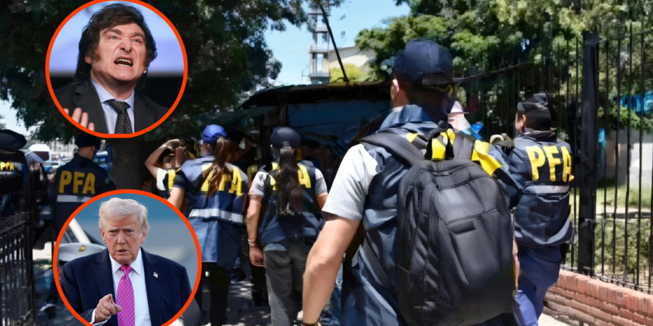 Milei, en su intento de imitar a Trump, impulsa redadas migratorias al «estilo ICE» en Buenos Aires
