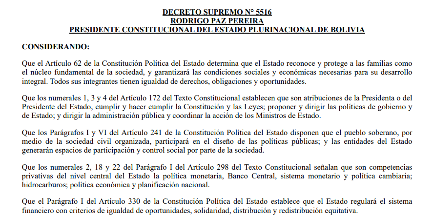 Decreto 5516: Combustibles, bonos, salarios además de créditos, así es el nuevo paquete económico y social del Gobierno
