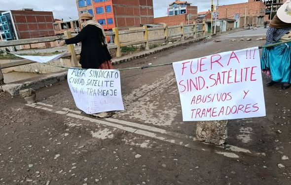 Vecinos de El Alto exigen la abrogación de la resolución que eleva el pasaje