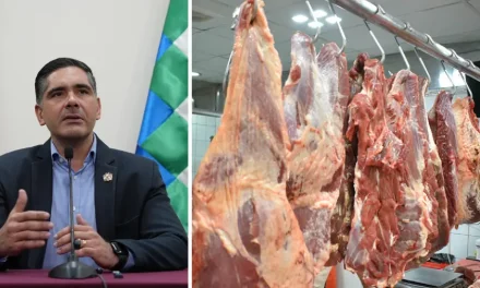 Ministro lamenta incremento del precio de la carne en los mercados pese a la baja de Bs 5 del kilo gancho