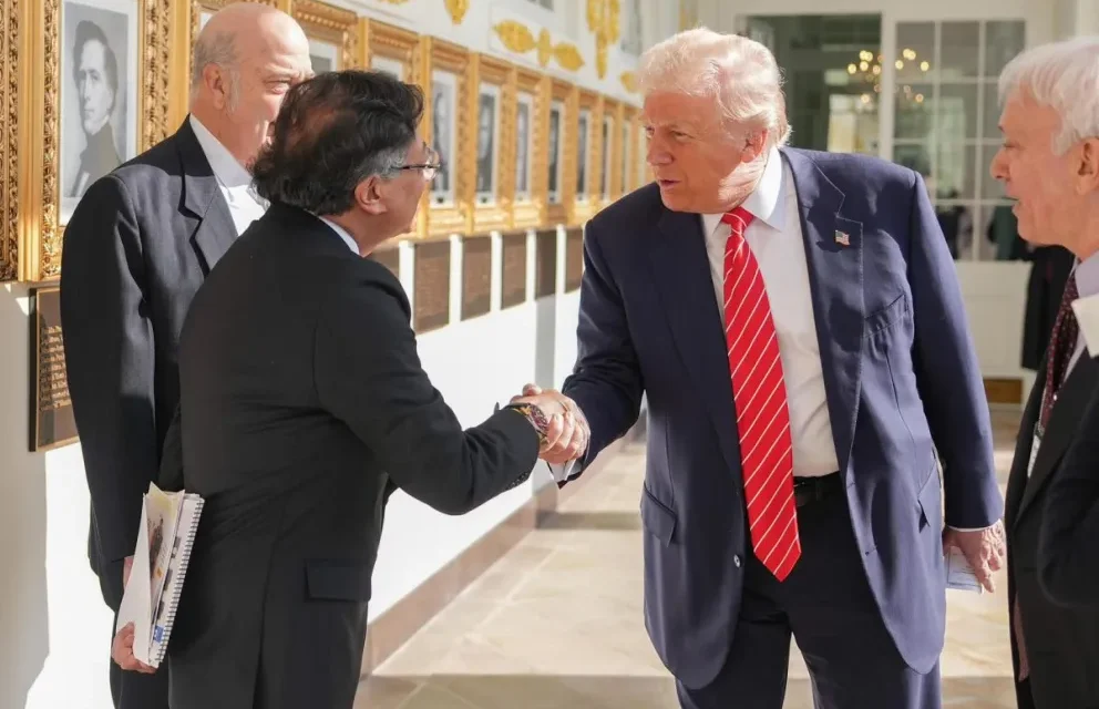 Petro entrega a Trump una lista con capos del narcotráfico que viven fuera de Colombia