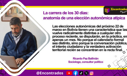 La carrera de los 30 días: anatomía de una elección autonómica atípica