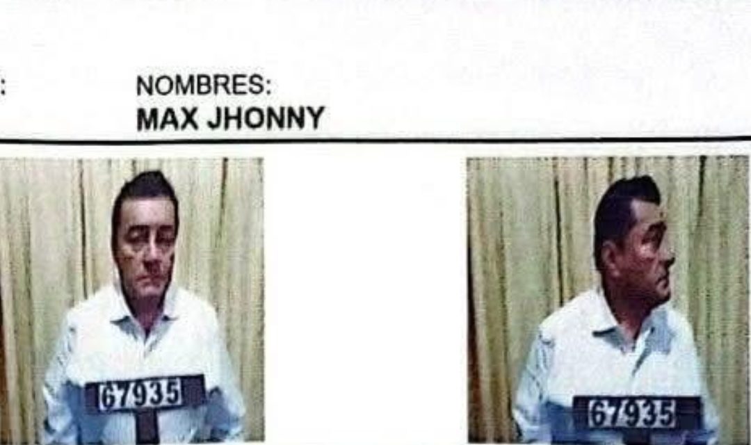 Difunden primeras imágenes de Jhonny Fernández desde el penal de Palmasola tras su detención