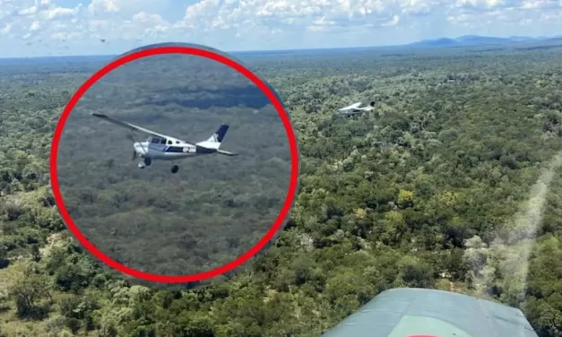 En una persecución aérea, Paraguay detecta una aeronave ilícita con matrícula boliviana