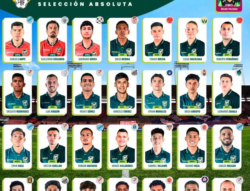 LA VERDE PRESENTA SU LISTA PARA EL AMISTOSO ANTE TRINIDAD Y TOBAGO Y EL REPECHAJE RUMBO AL MUNDIAL 2026