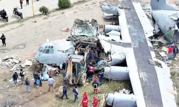 Cerca de Bs 50 millones eran transportados por el avión Hércules siniestrado en El Alto