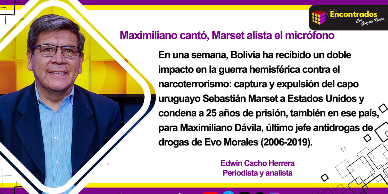 Maximiliano cantó, Marset alista el micrófono